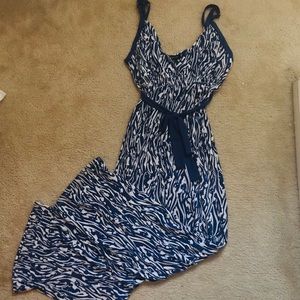 Geometric pattern Maxi pant romper